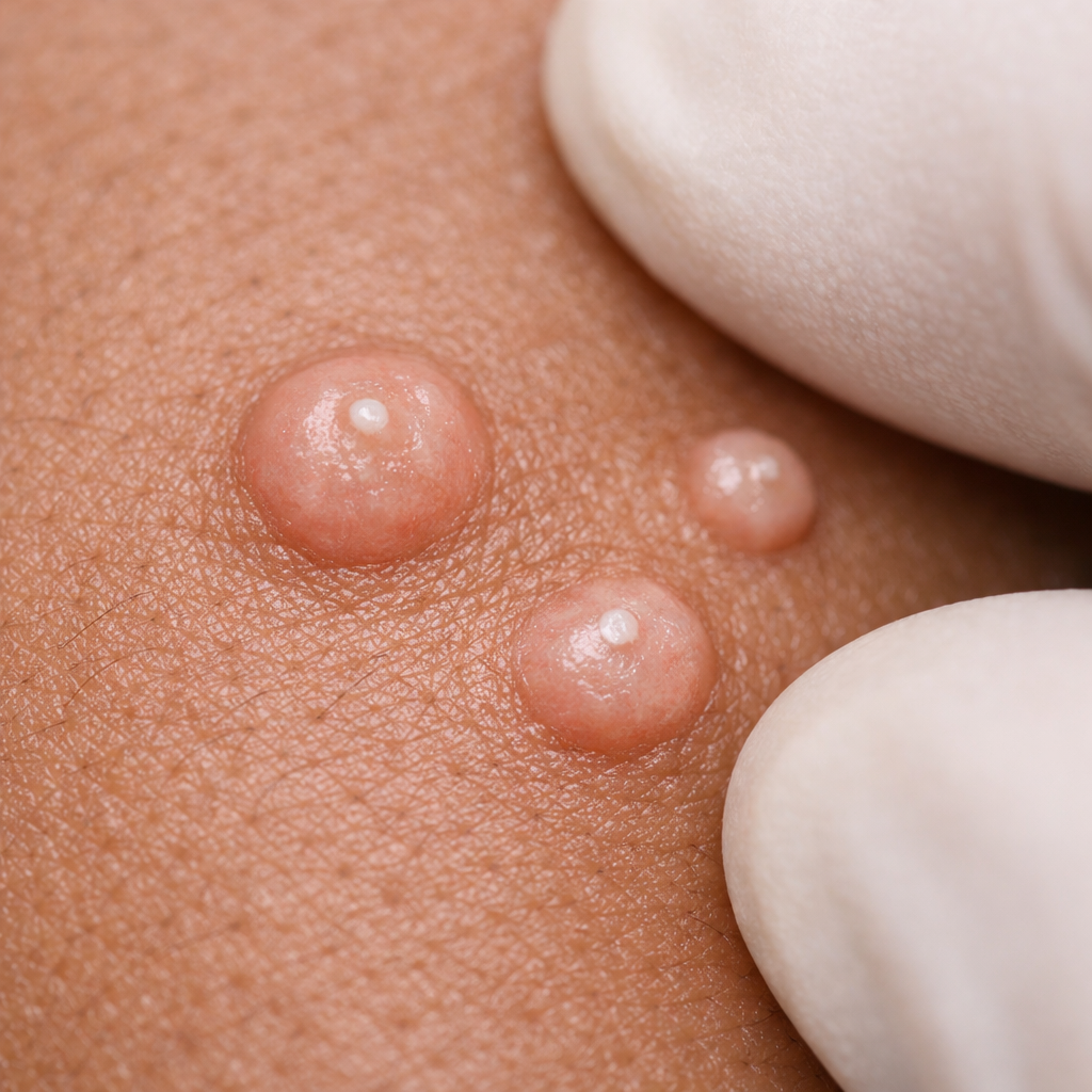Molluscum contagiosum children